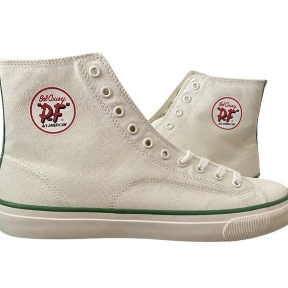 PF Flyers Bob Cousy All American Hi Top Sneaker Size 10.5M 12W LE 1000 - Picture 1 of 3